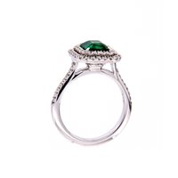 Vicenza - Piazzetta Palladio 2 - Anneau Crivelli Femme SMERALDO in Or Smeraldo 1.78 Ct 3646NS - 3646NS
